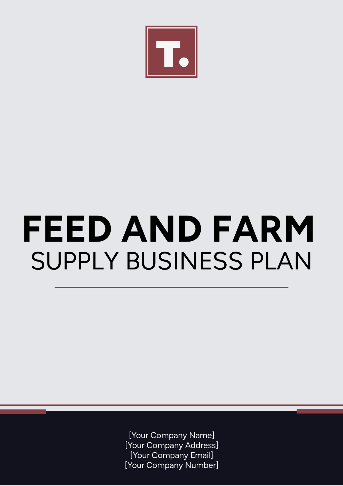 Feed and Farm Supply Business Plan Template - Edit Online & Download