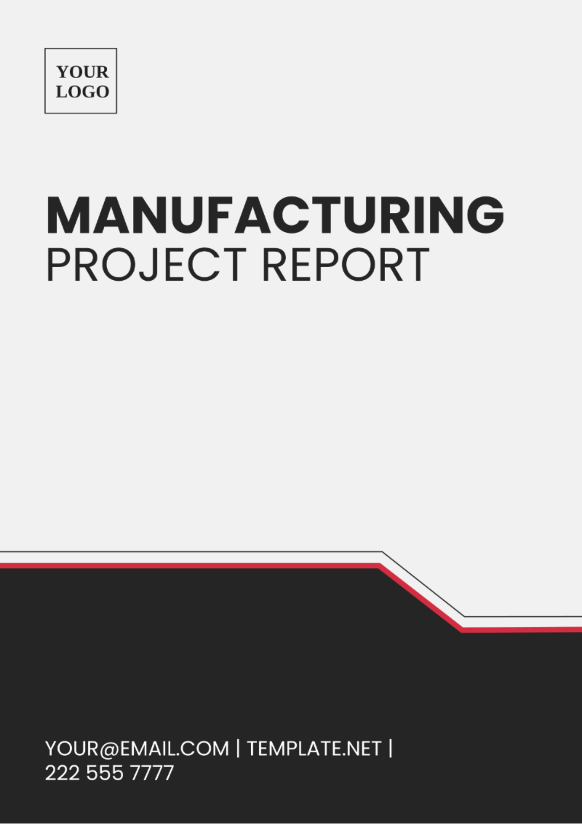 Manufacturing Project Report Template - Edit Online & Download