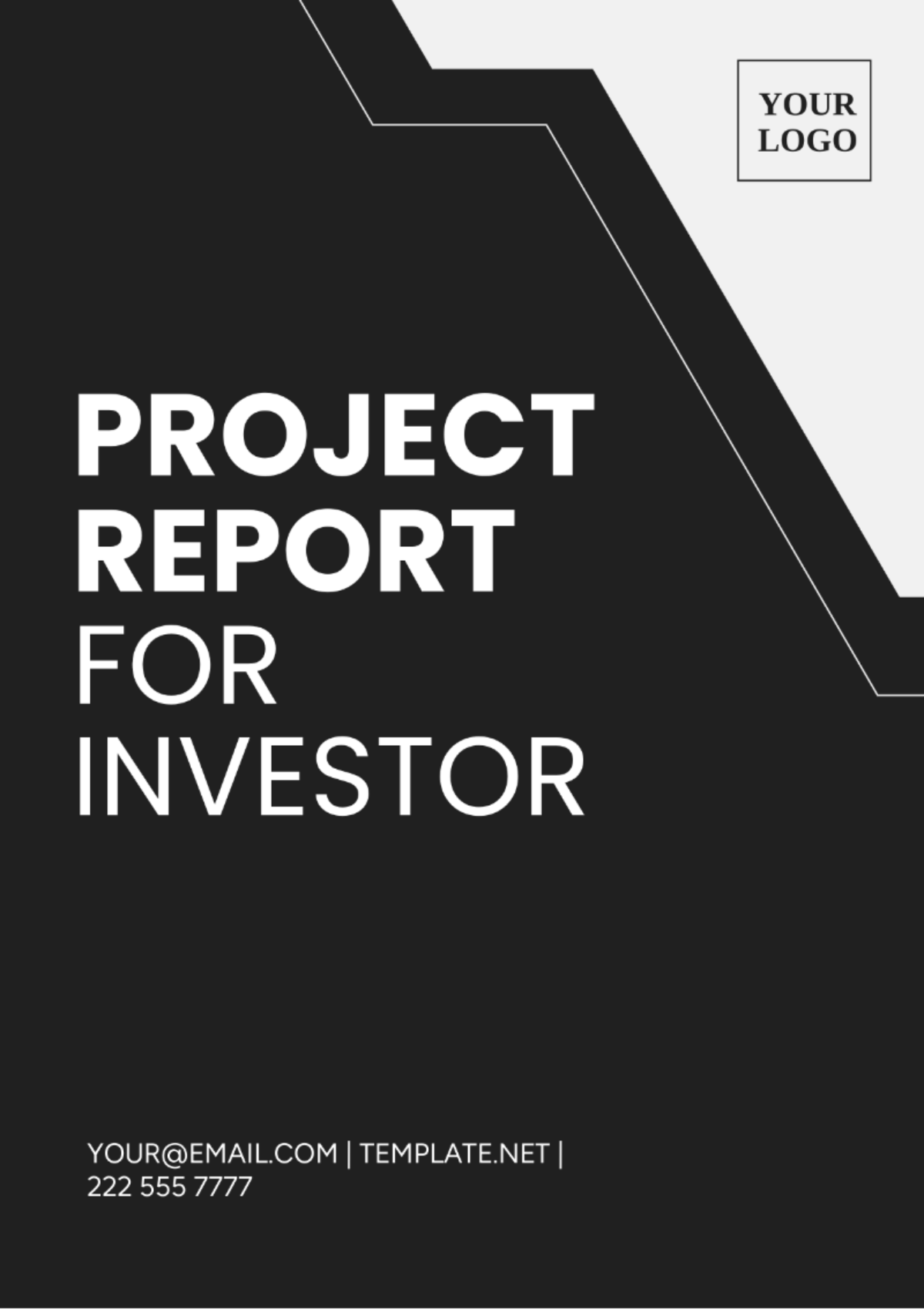 Project Report For Investors Template - Edit Online & Download