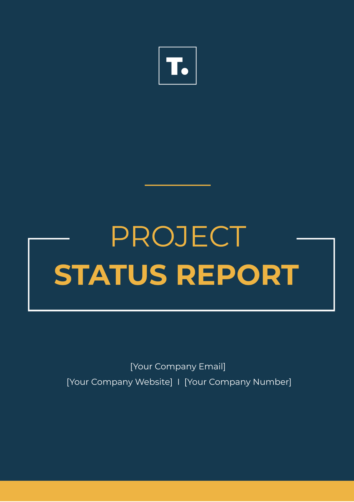 Project Status Report Template