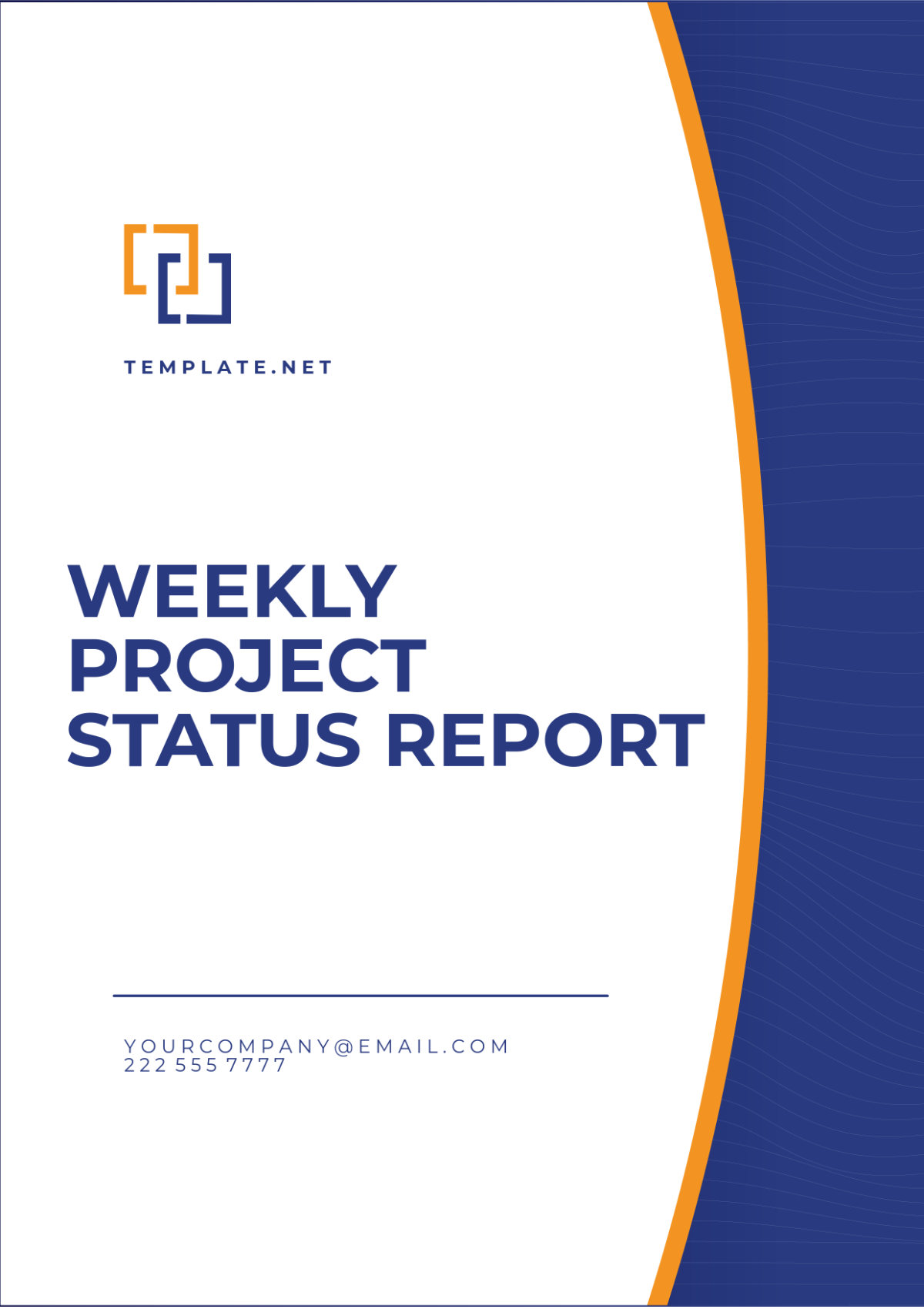 Weekly Project Status Report Template - Edit Online & Download