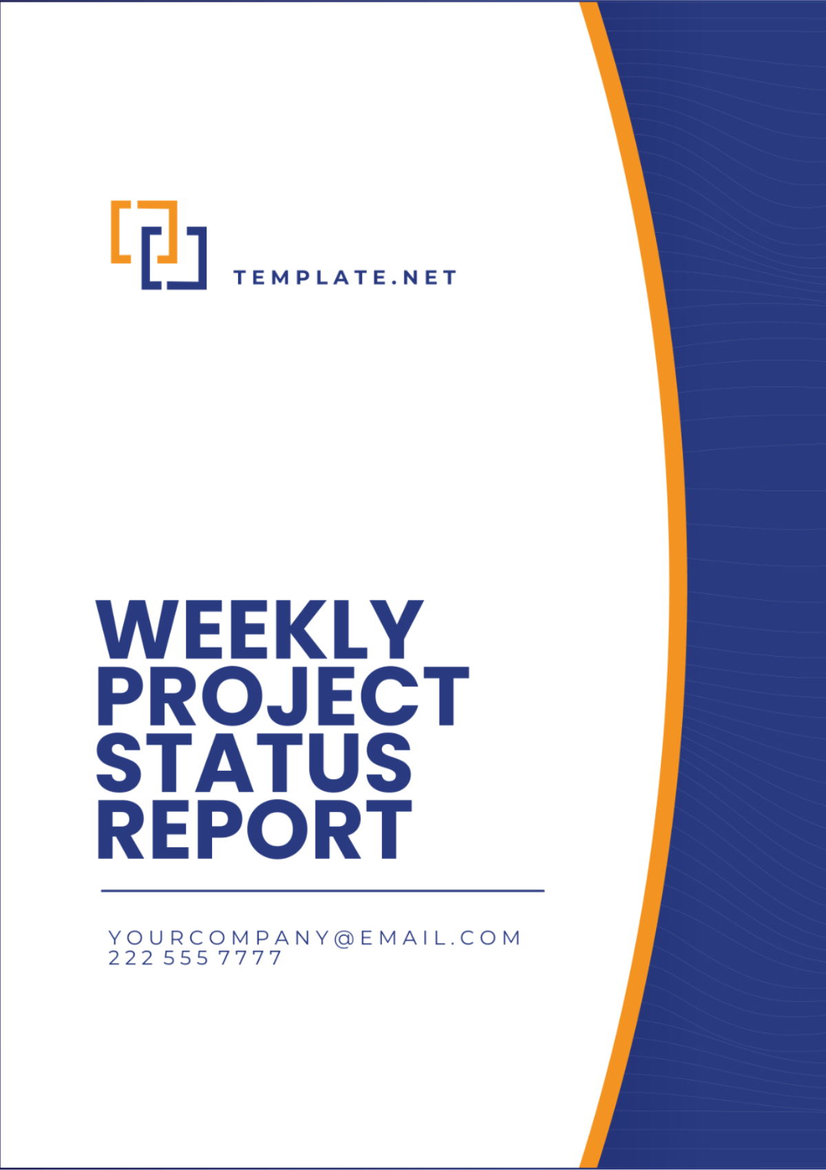 Weekly Project Status Report Template