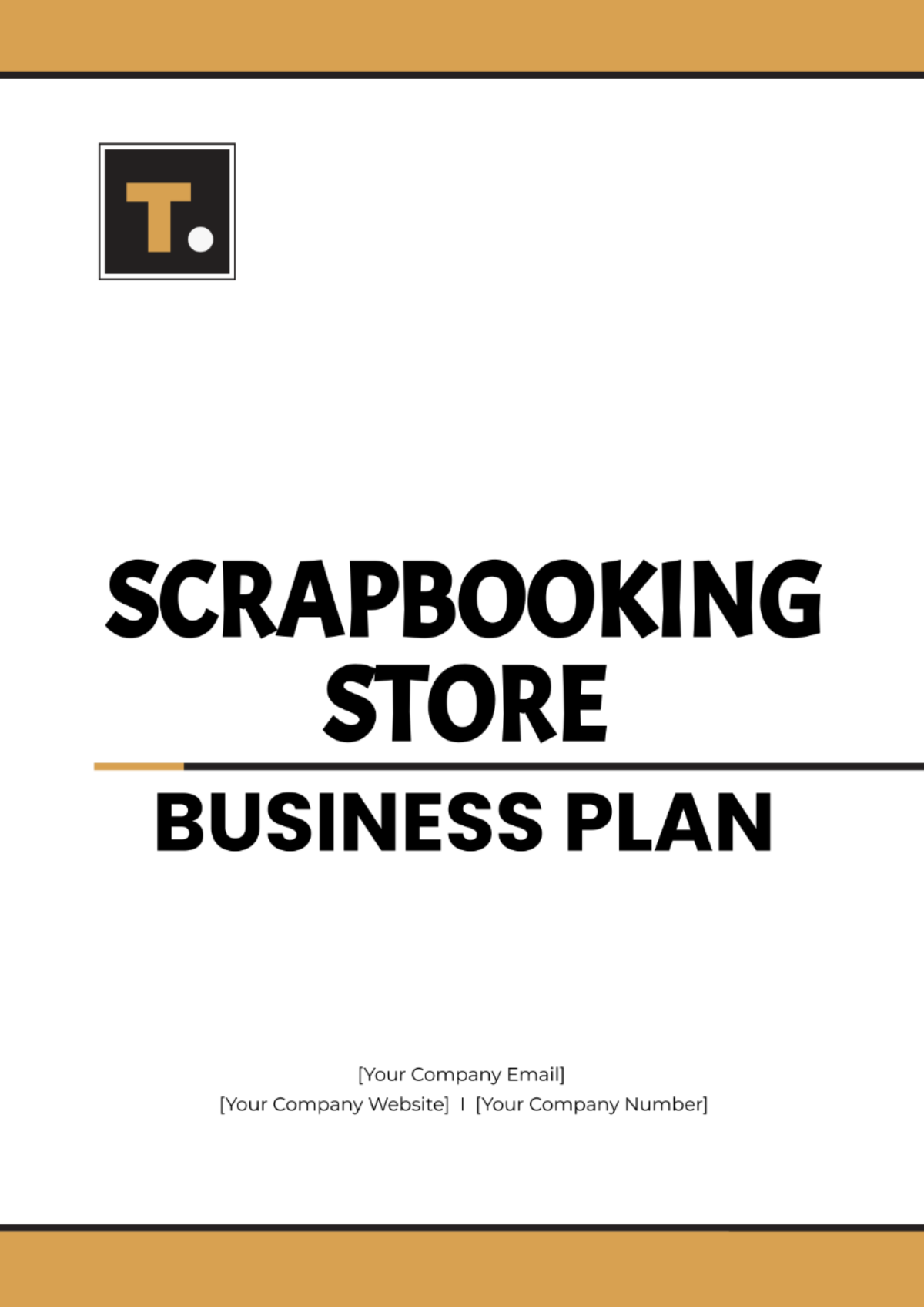 Scrapbooking Store Business Plan Template