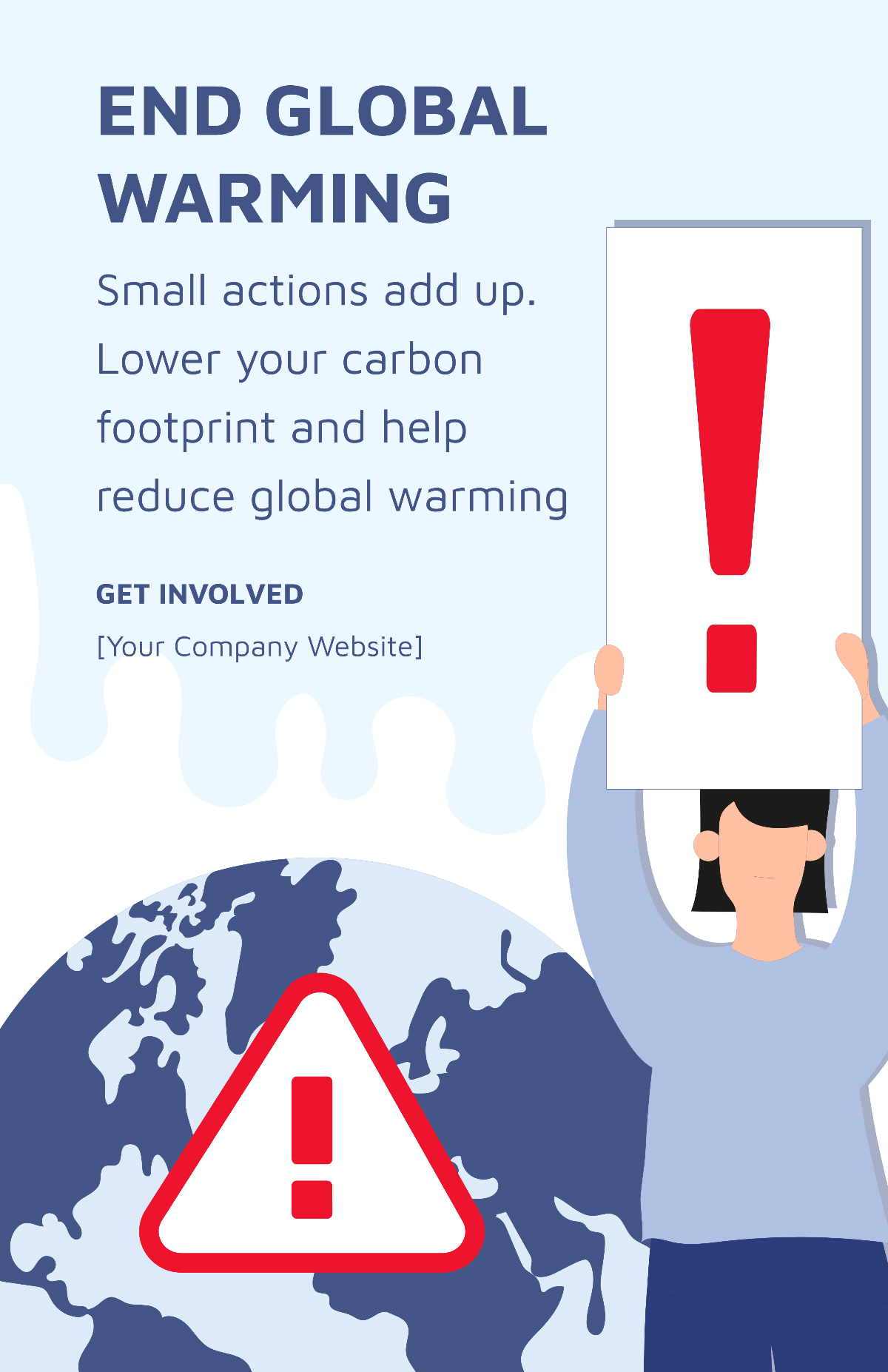 Global Warming Advocacy Poster