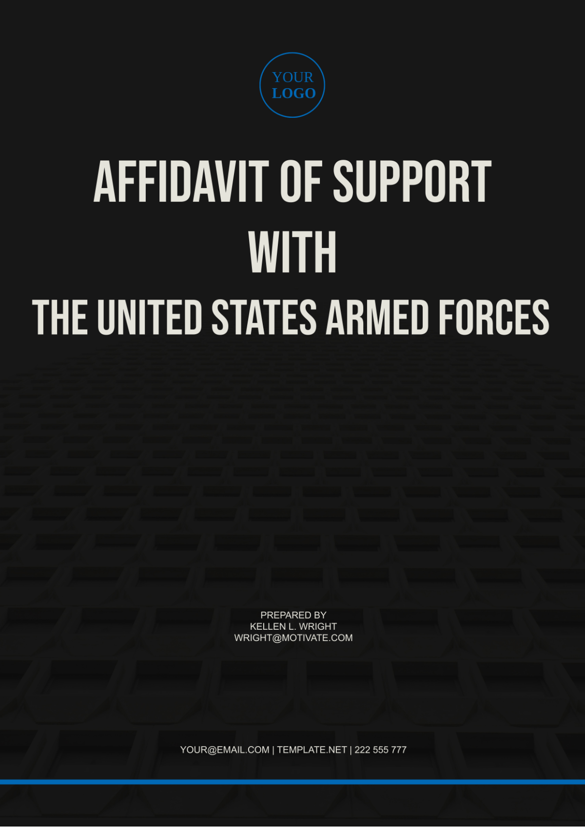 Affidavit Of Support With The United States Armed Forces Template - Edit Online & Download