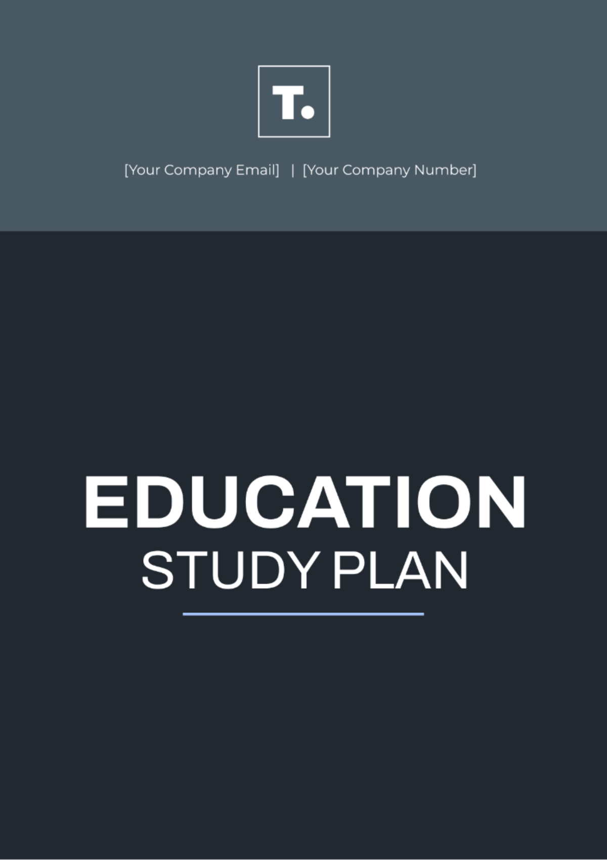 Education Study Plan Template - Edit Online & Download