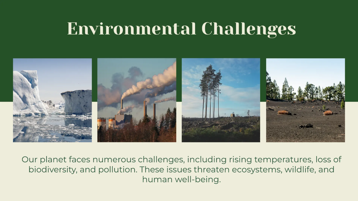 Free World Environment Day Presentation Template to Edit Online