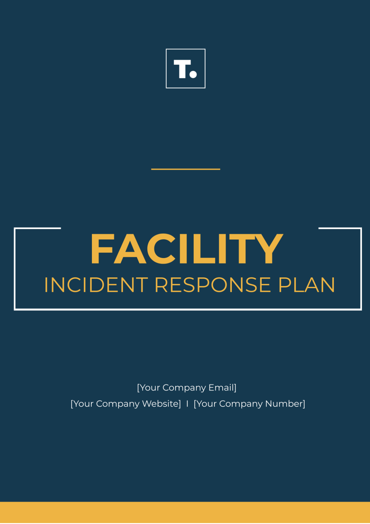 Facility Incident Response Plan Template - Edit Online & Download