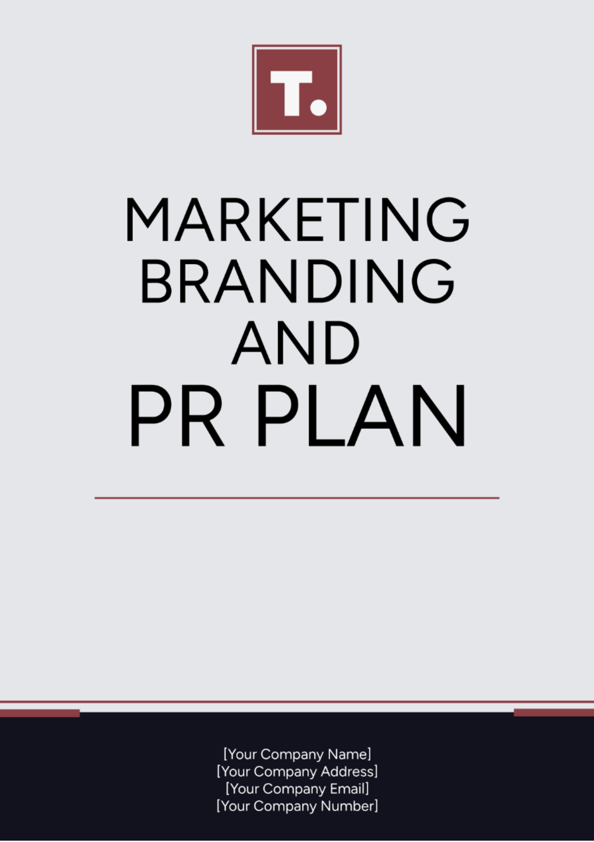 Marketing Branding and PR Plan Template - Edit Online & Download