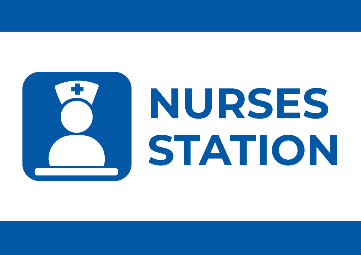 Nurse Station Identification Signage