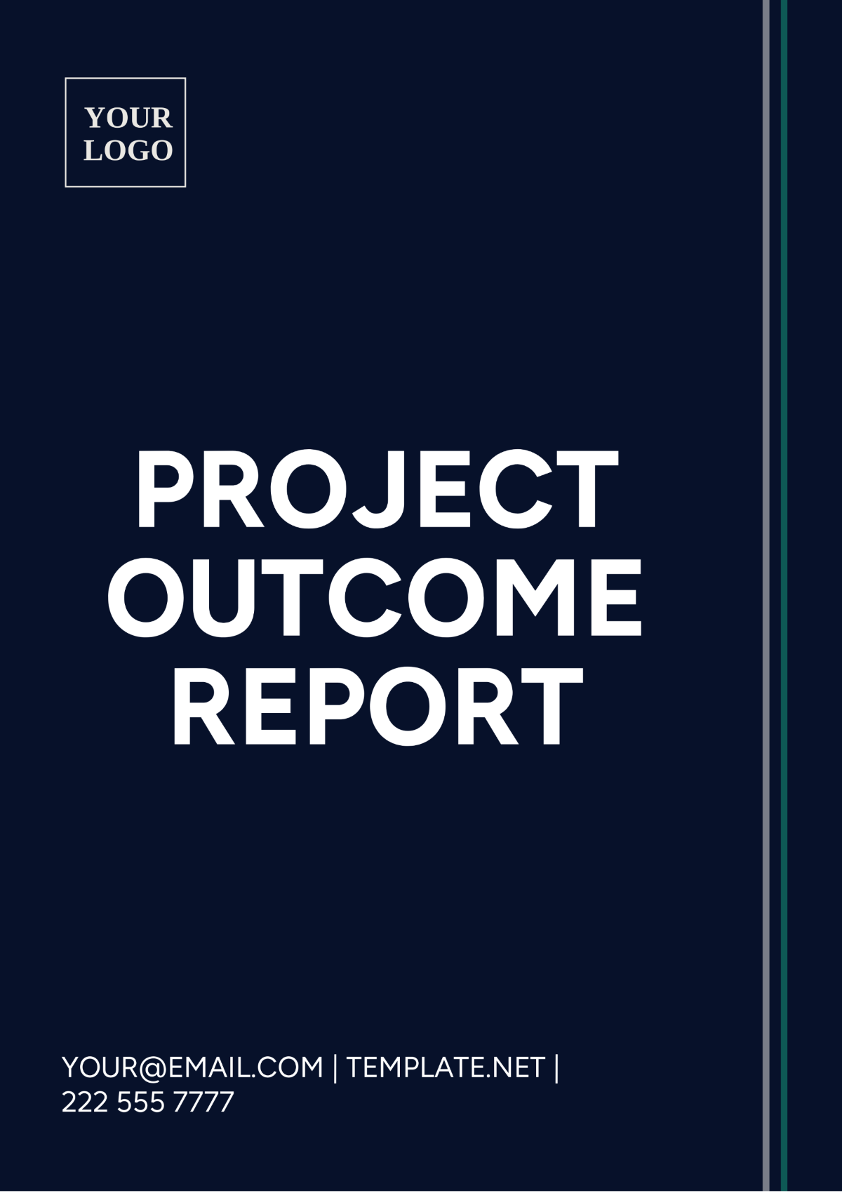 Project Outcome Report Template - Edit Online & Download