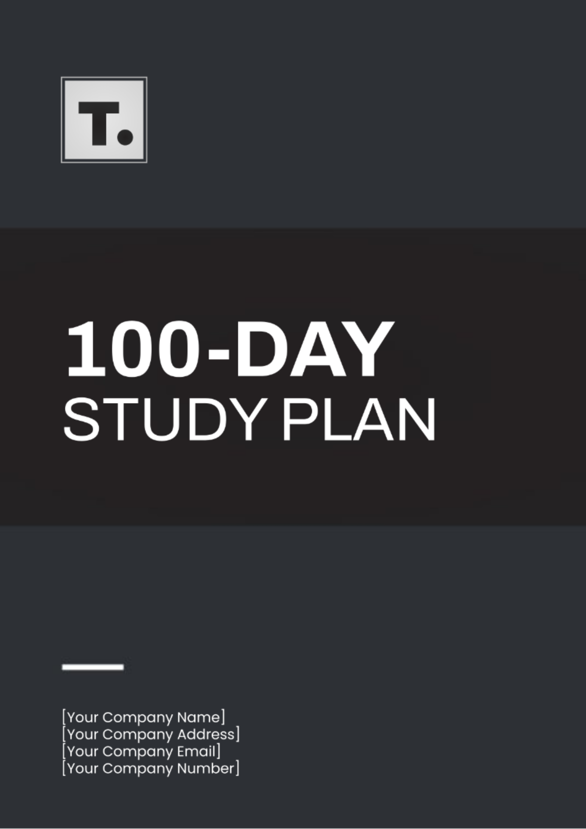 100 Day Study Plan Template - Edit Online & Download