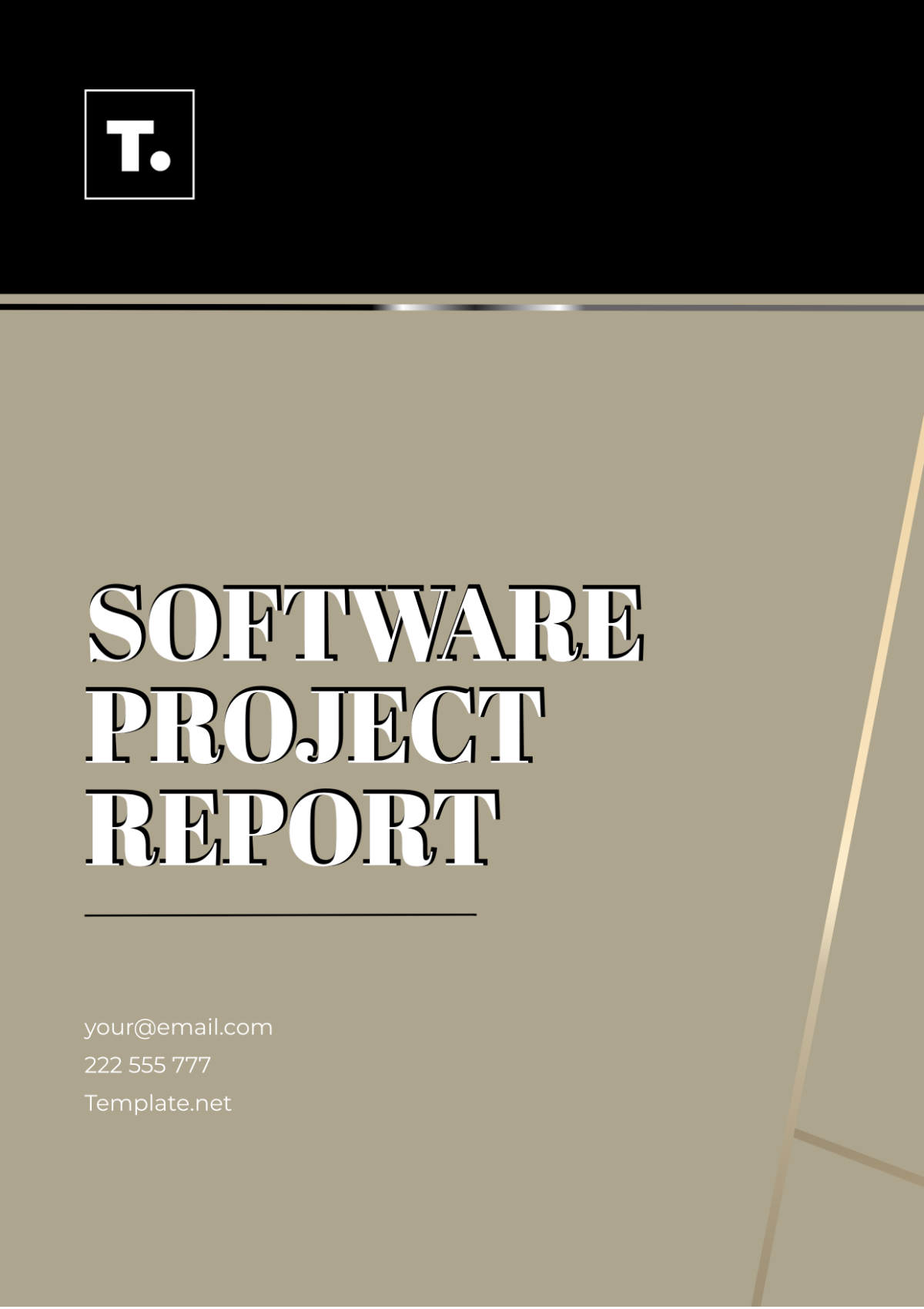 Software Project Report Template - Edit Online & Download