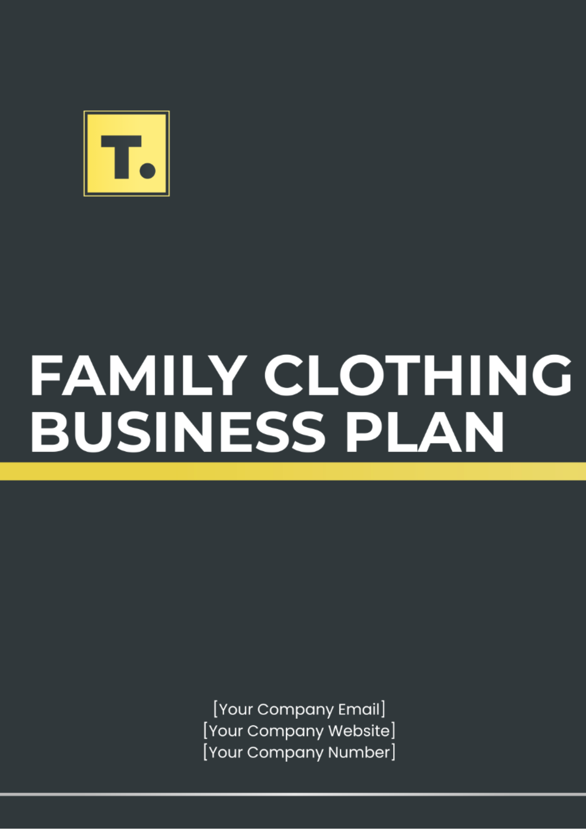 Family Clothing Business Plan Template - Edit Online & Download