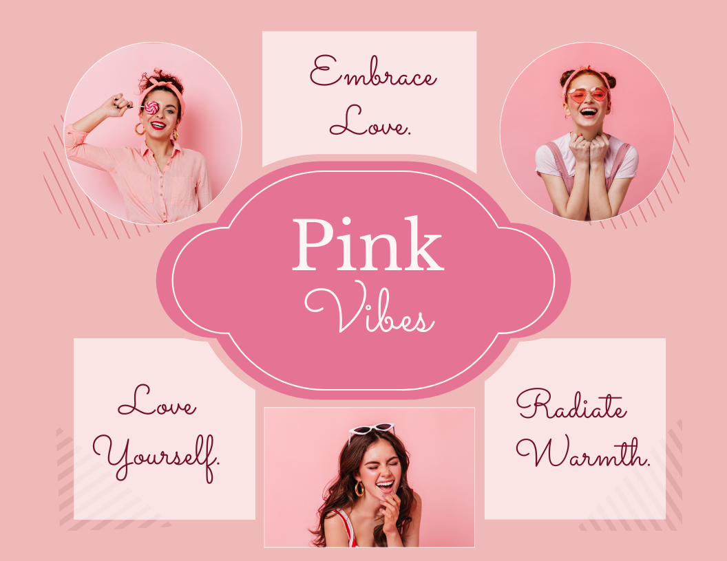 Pink Vibes Vision Board