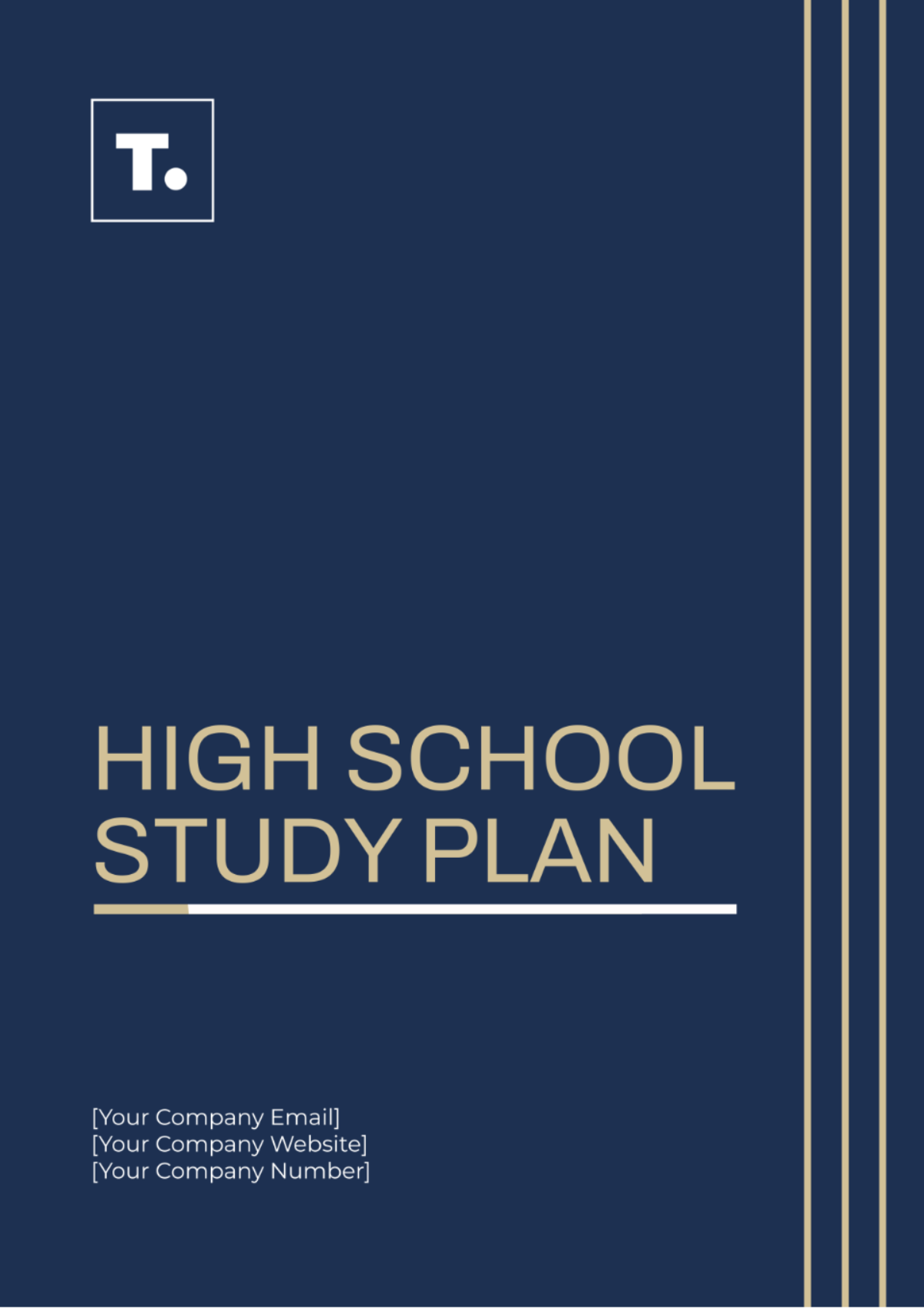 High School Study Plan Template - Edit Online & Download