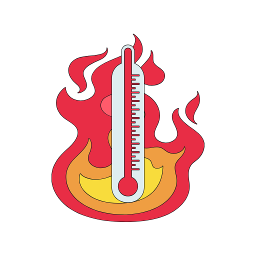 Global Warming Thermometer Clipart
