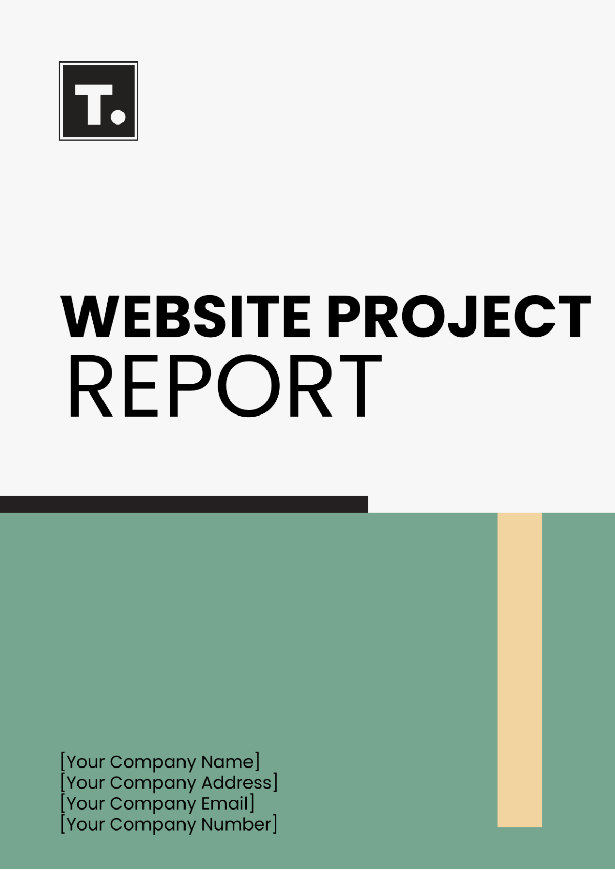 Website Project Report Template - Edit Online & Download