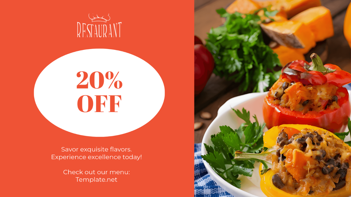 Free Restaurant Ad Banner Template