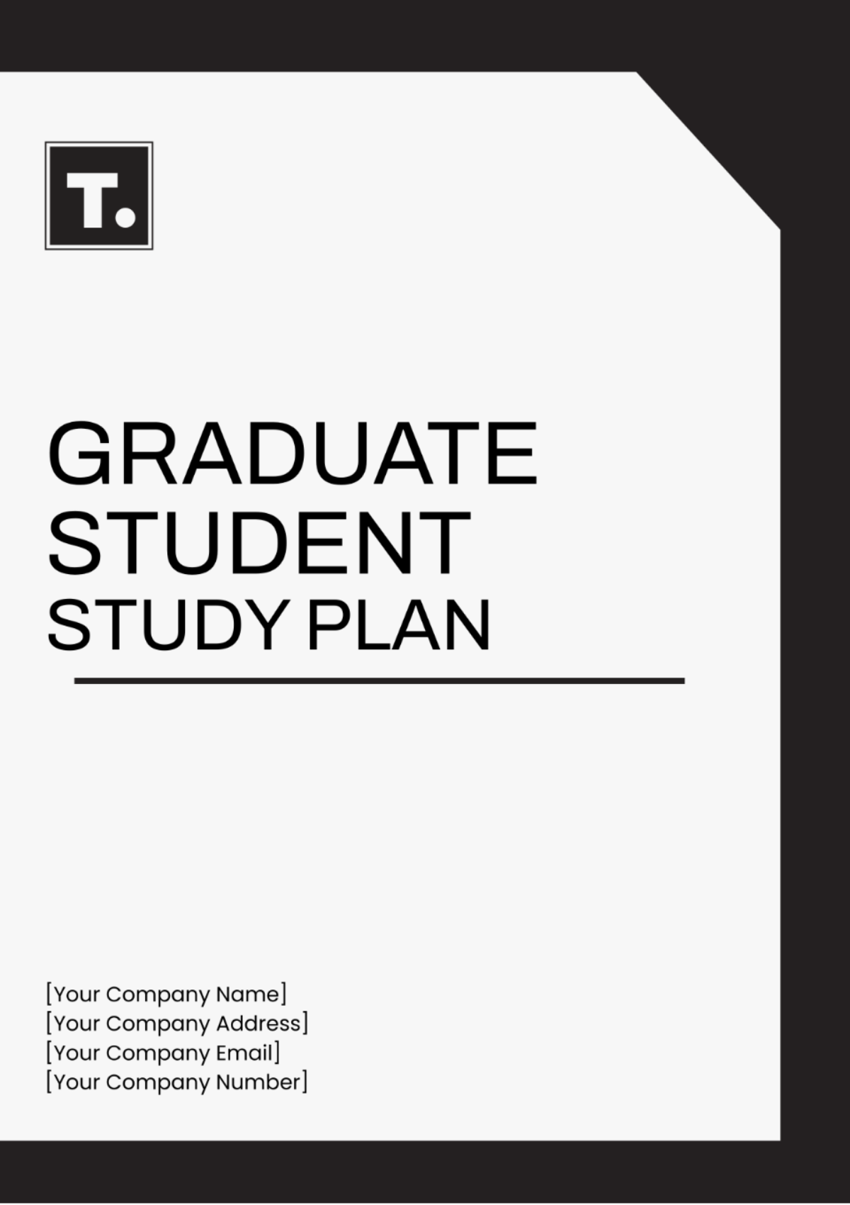 Graduate Student Study Plan Template - Edit Online & Download