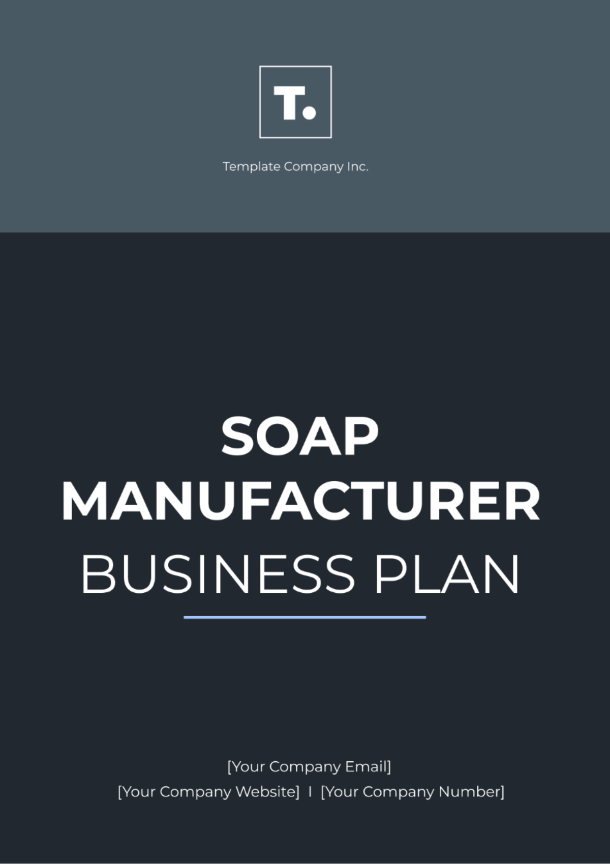 Soap Manufacturer Business Plan Template - Edit Online & Download