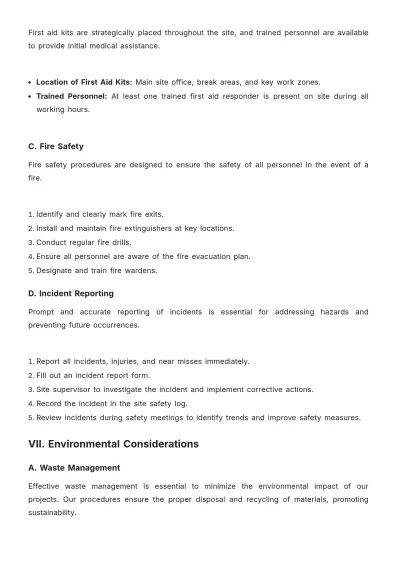 Free Architecture Safe Work Procedure Template to Edit Online