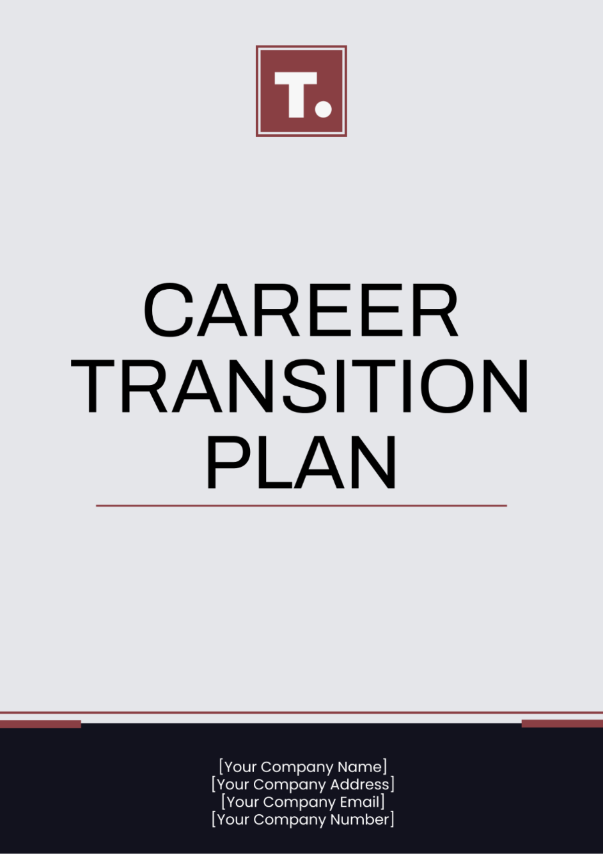Career Transition Plan Template