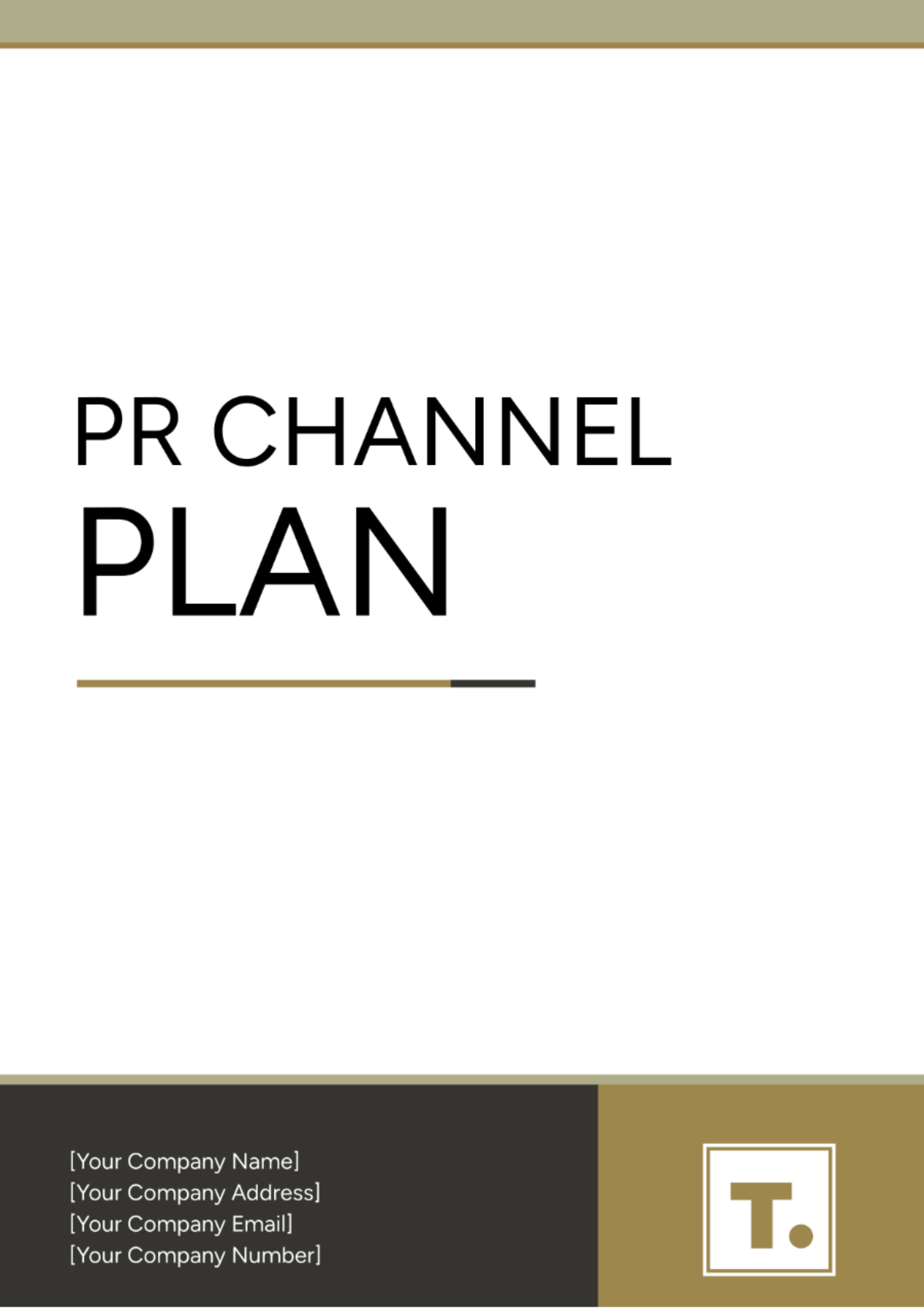 PR Channel Plan Template - Edit Online & Download