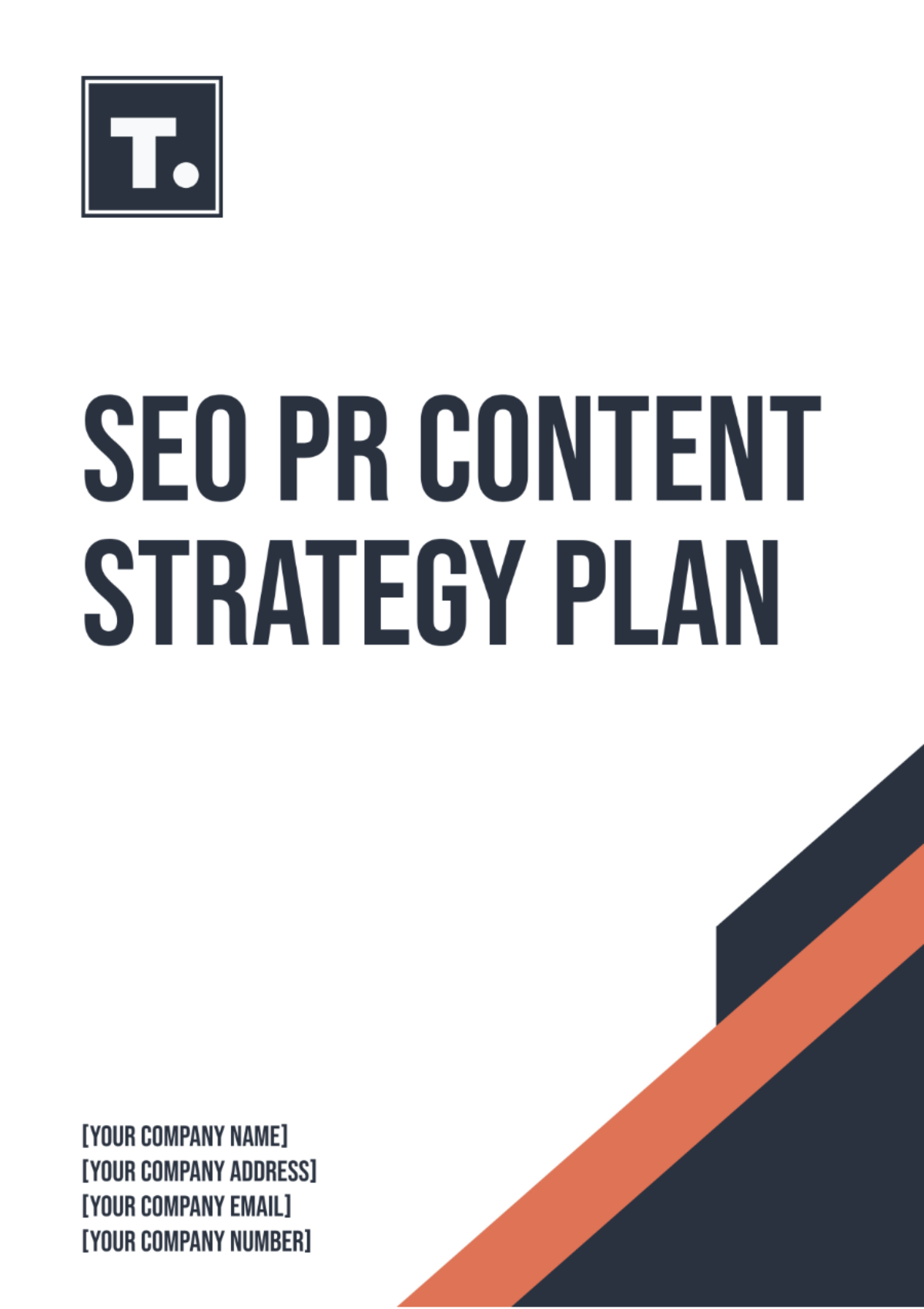 SEO PR Content Strategy Plan Template - Edit Online & Download