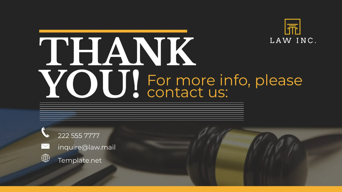 Free Law Firm Professional Presentation Template to Edit Online