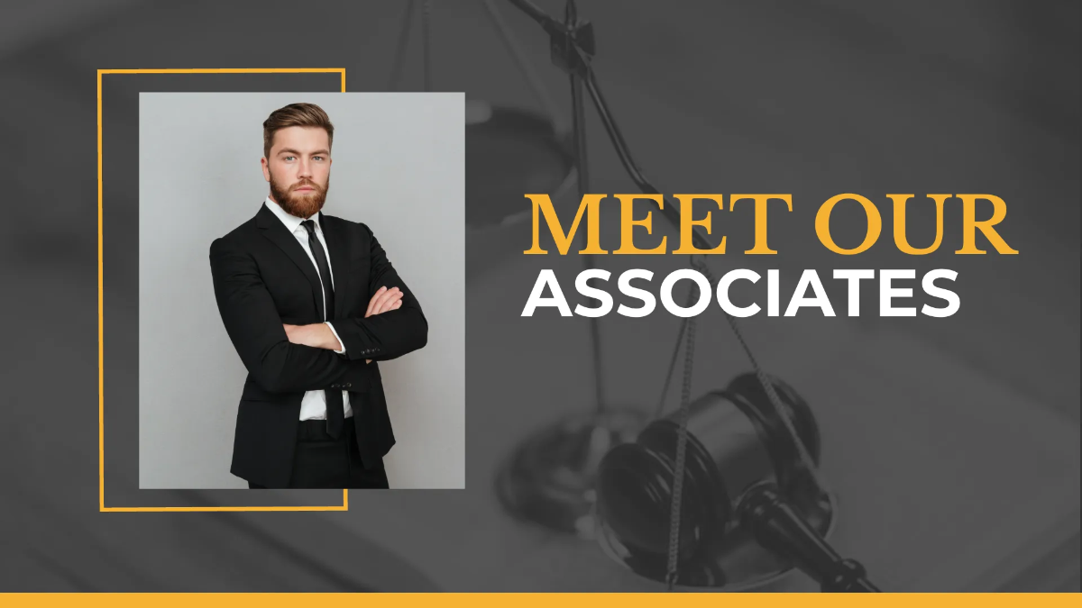 Free Law Firm Professional Presentation Template to Edit Online