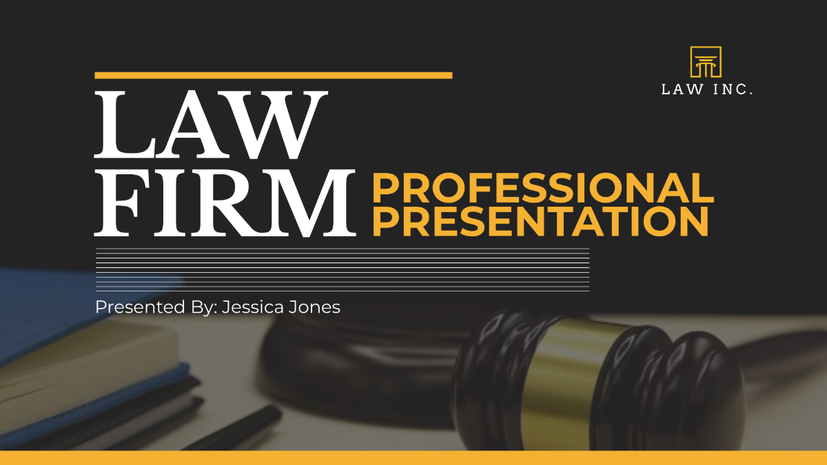 Law Firm Professional Presentation