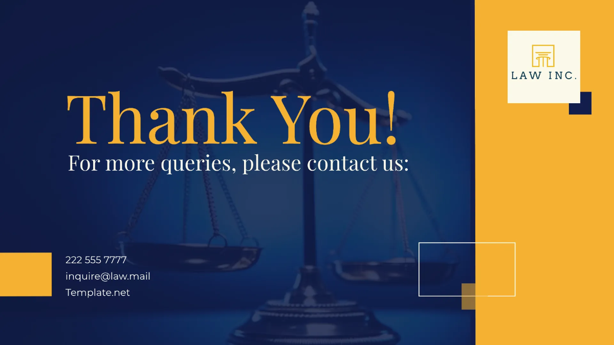 Free Law Firm Team Presentation Template to Edit Online