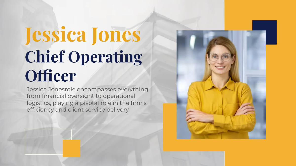 Free Law Firm Team Presentation Template to Edit Online