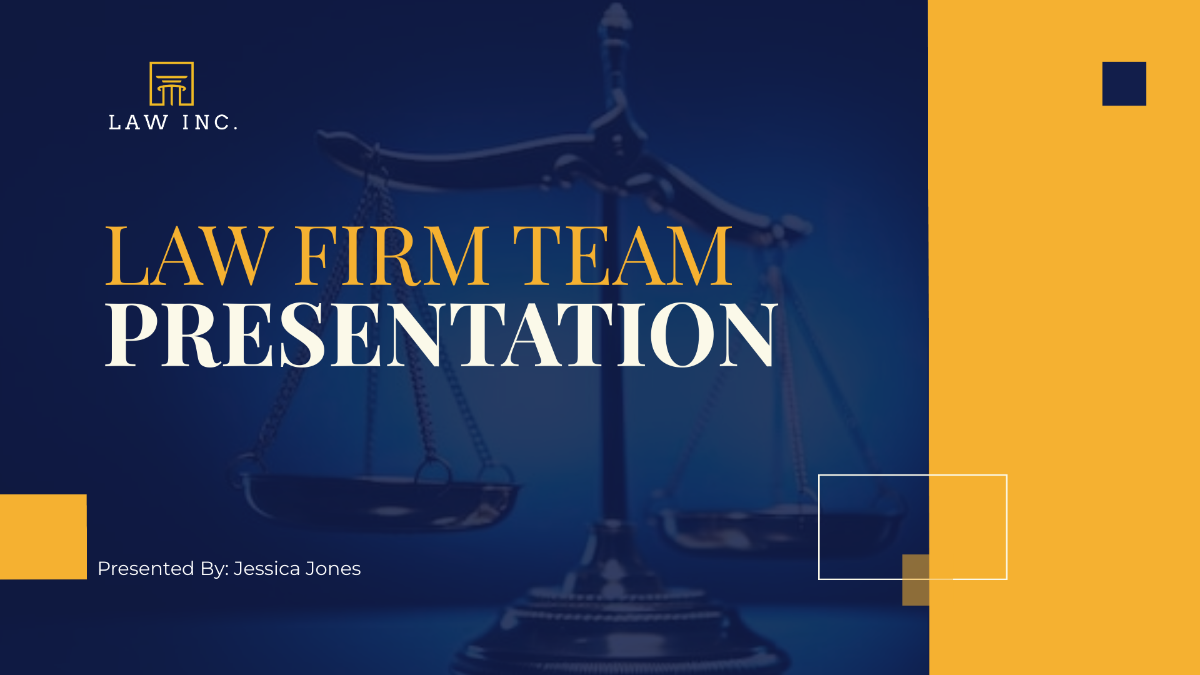 Law Firm Team Presentation