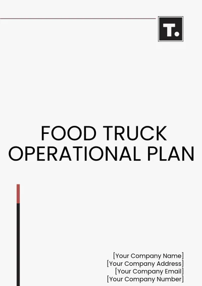 Free Food Truck Operational Plan Template to Edit Online