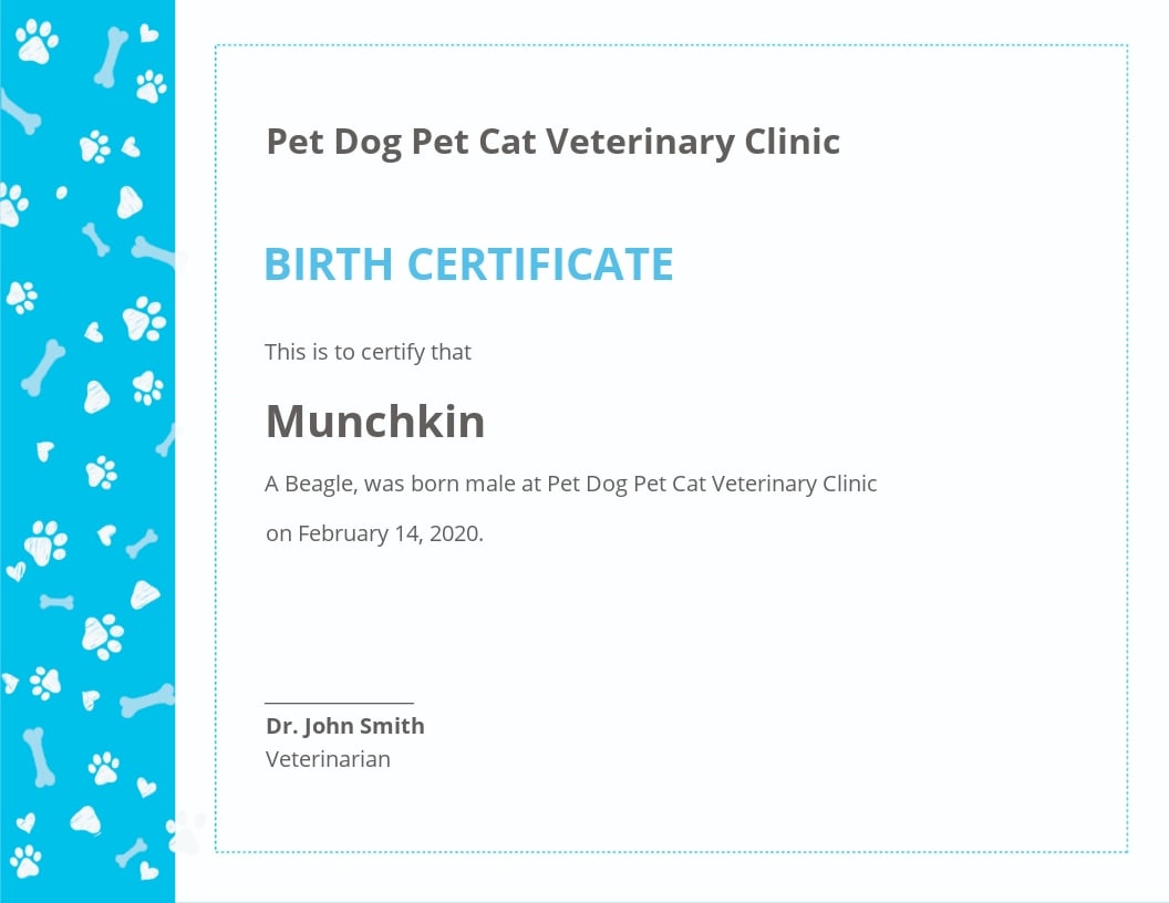 sample-pet-birth-certificate-template-google-docs-illustrator-indesign-word-apple-pages