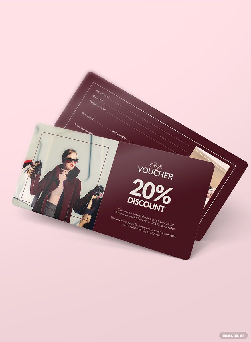 Free Editable Voucher Templates in InDesign to Download