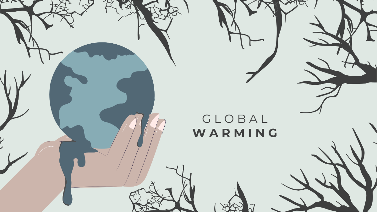 Free Global Warming Aesthetic Background Template