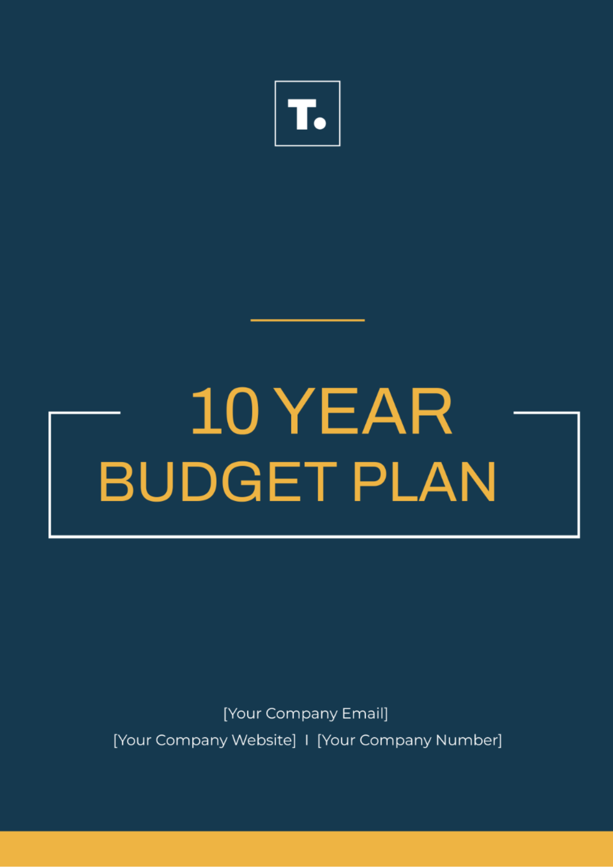 10 Year Budget Plan Template - Edit Online & Download