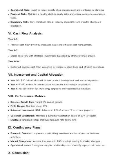 Free 10 Year Budget Plan Template to Edit Online