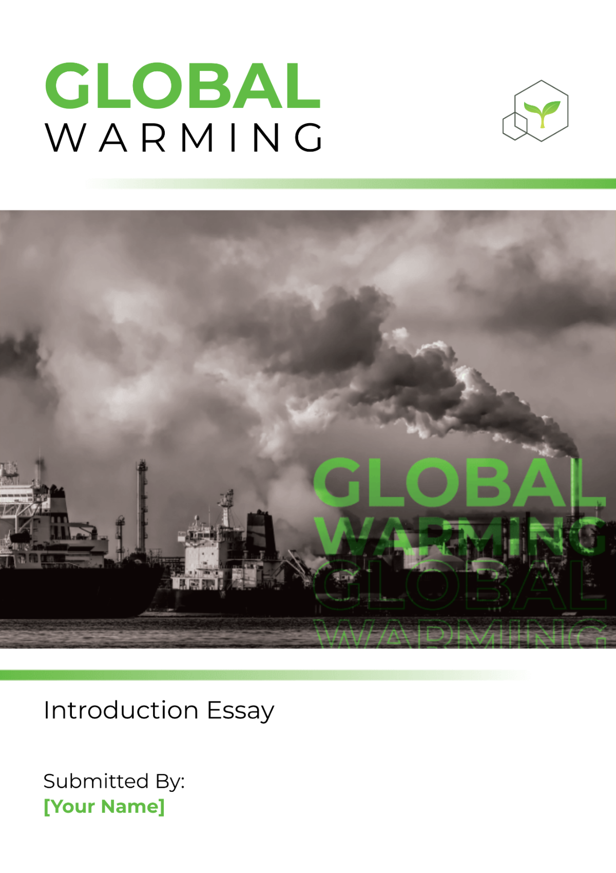 Global Warming Introduction Essay - Edit Online & Download