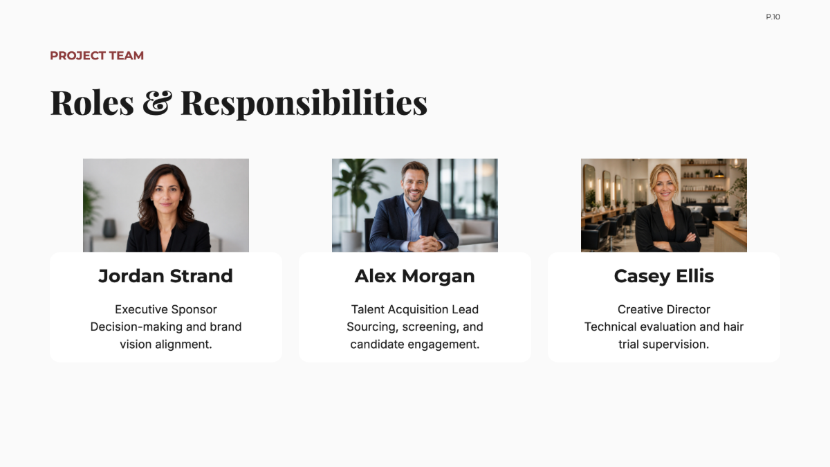 Free Recruitment Project Plan Template to Edit Online