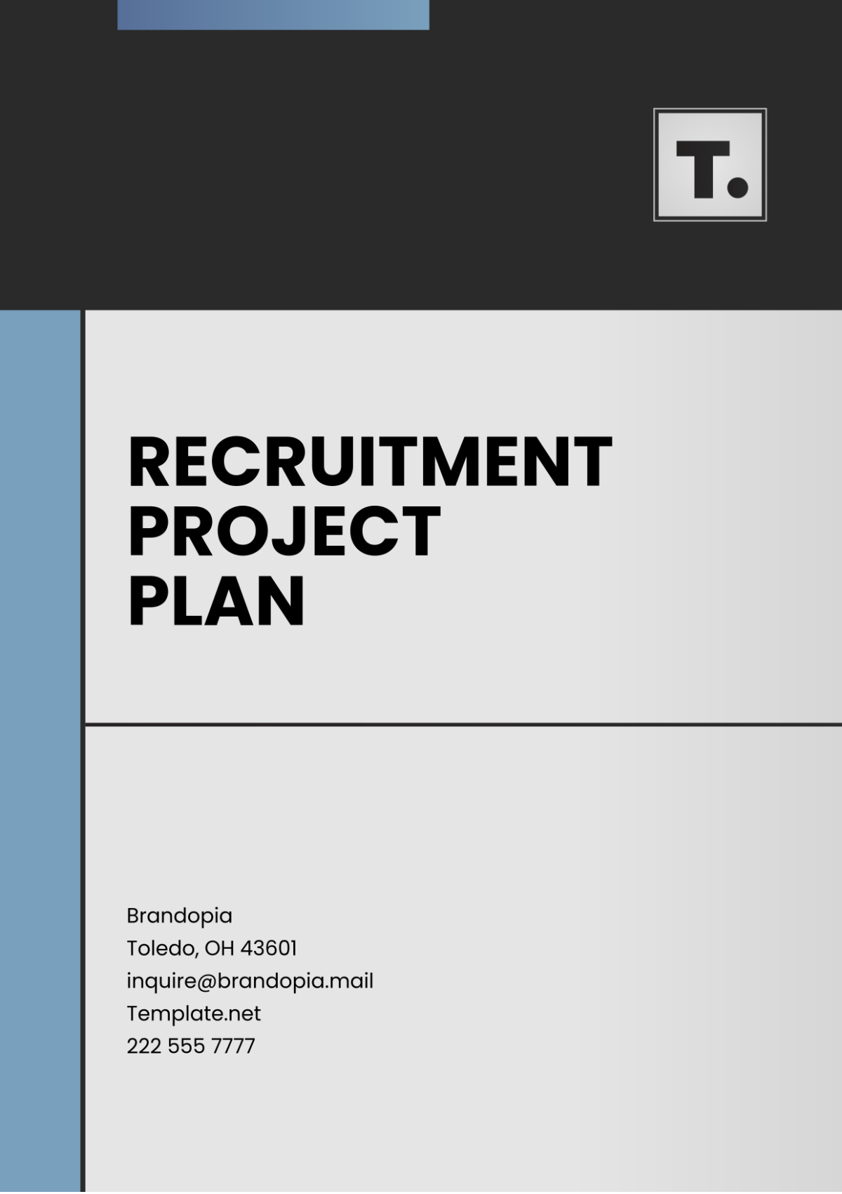 Recruitment Project Plan Template - Edit Online & Download