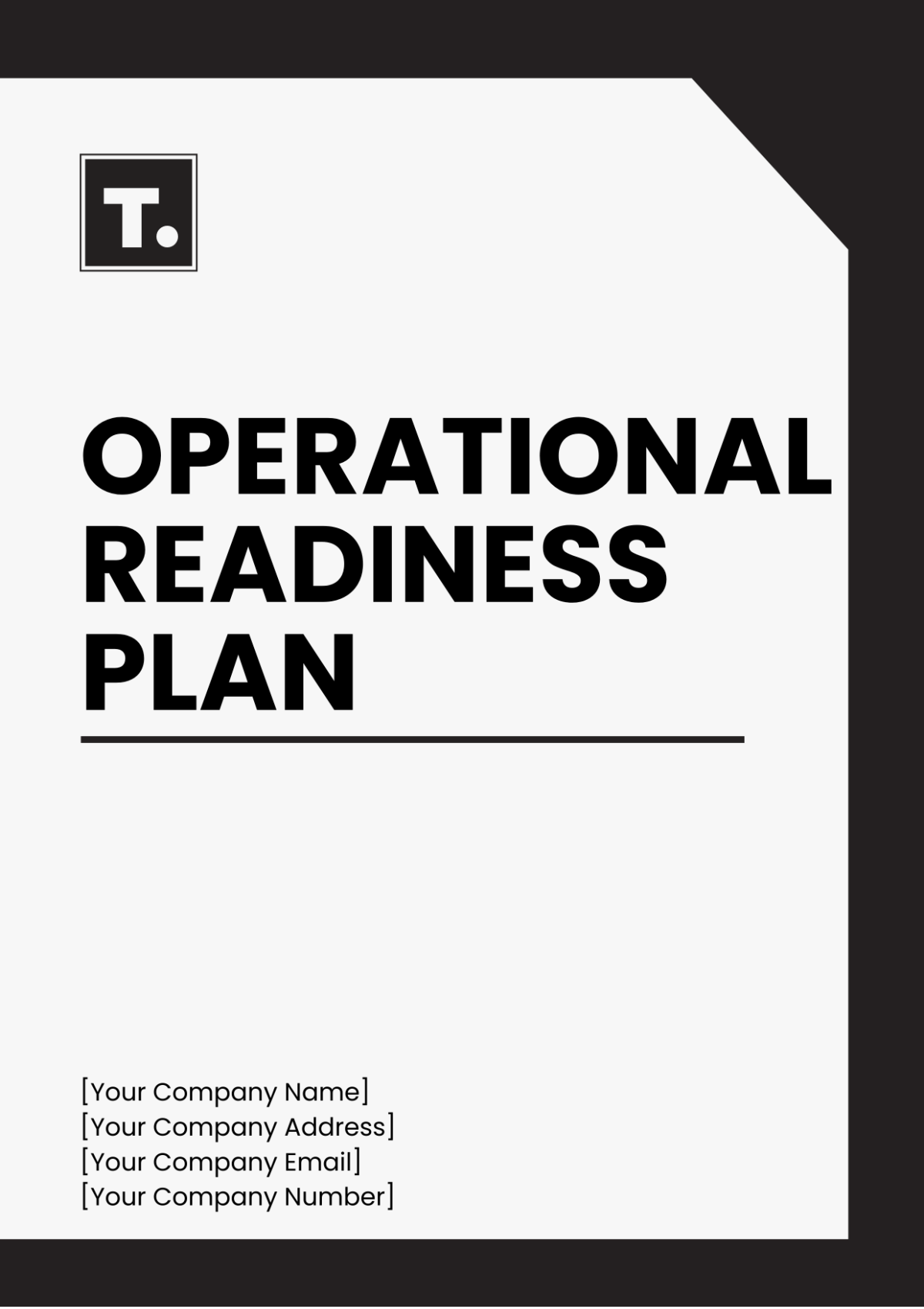 Operational Readiness Plan Template - Edit Online & Download