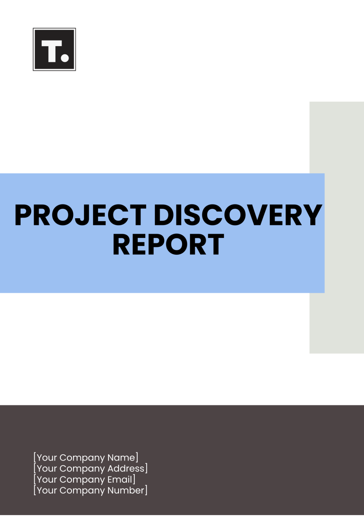 Project Discovery Report Template - Edit Online & Download