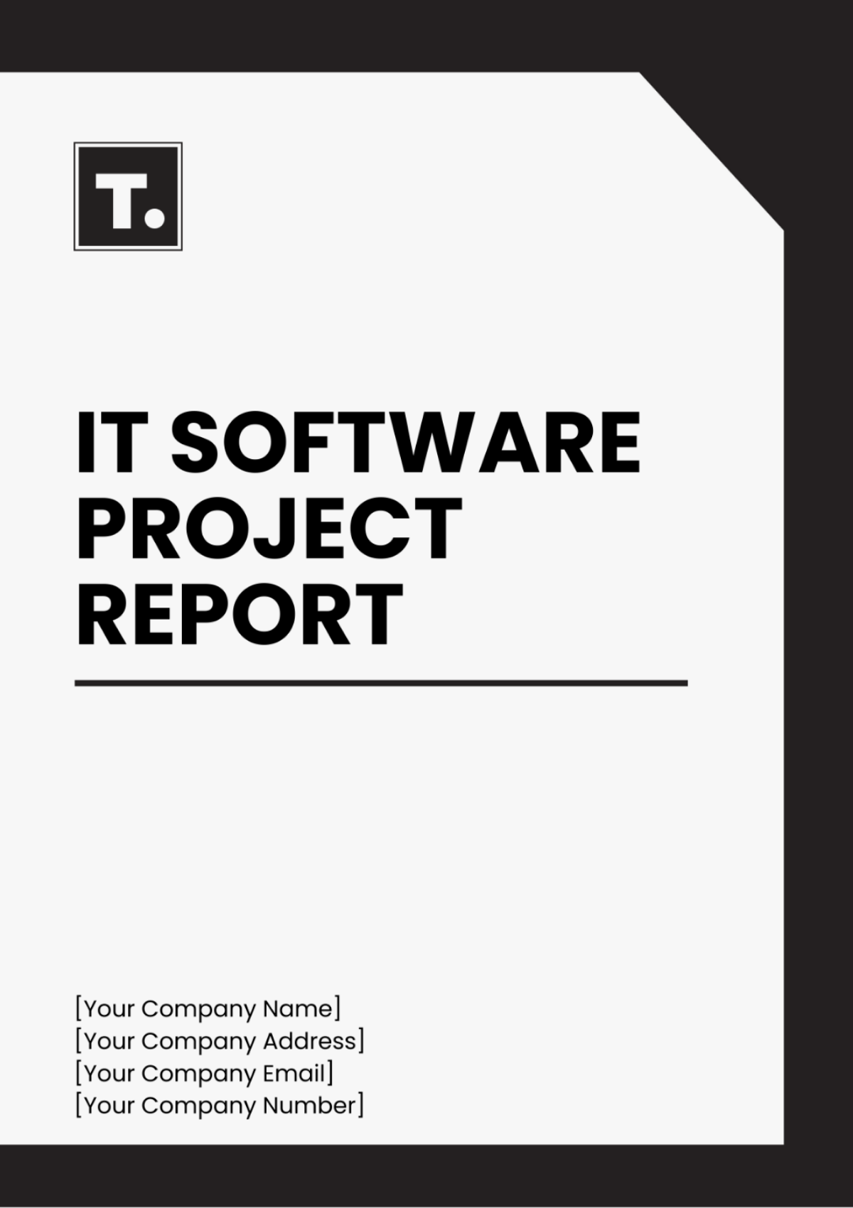 It Software Project Report Template - Edit Online & Download