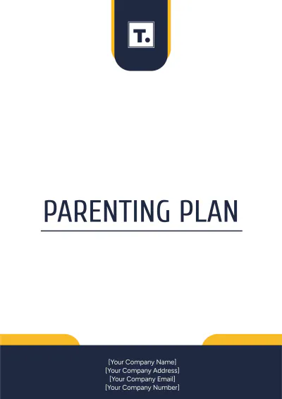 Free Parenting Plan Template to Edit Online