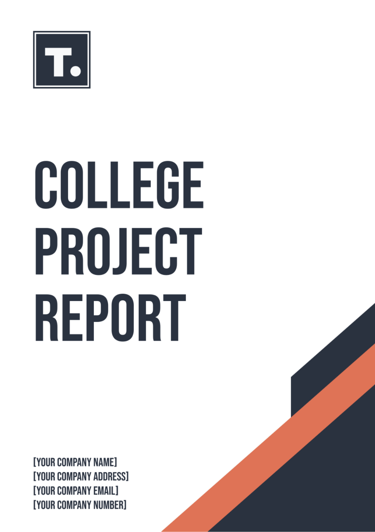 College Project Report Template - Edit Online & Download