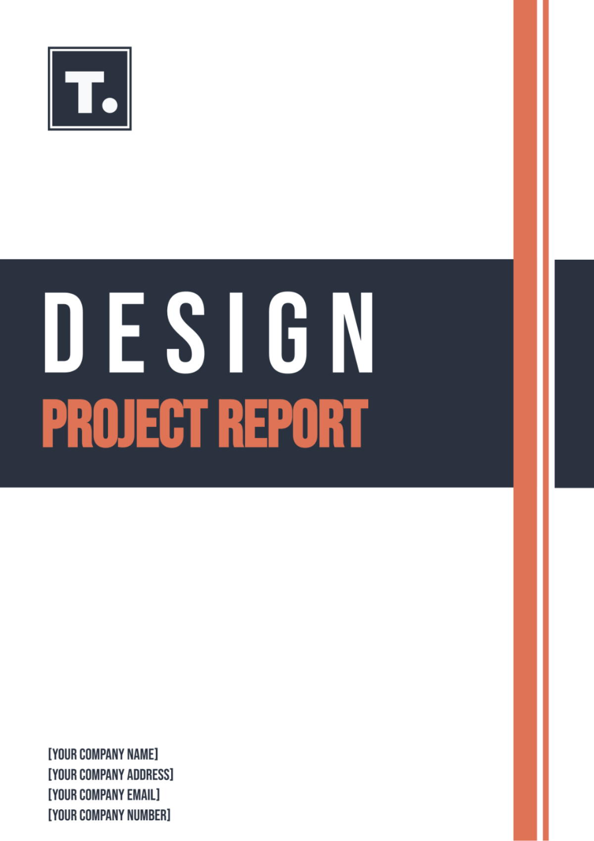 Design Project Report Template - Edit Online & Download